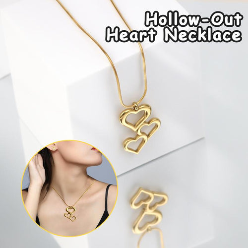 1 Count Cute Heart Necklace, a Small Gold Heart Necklace That Sticks Out Personality and Pairs with Daily Looks
