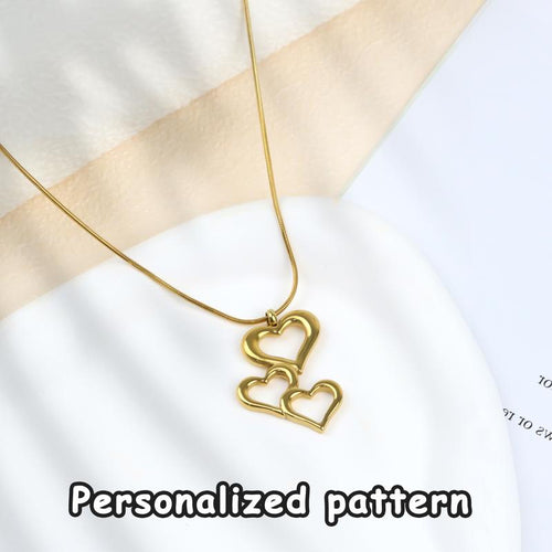 1 Count Cute Heart Necklace, a Small Gold Heart Necklace That Sticks Out Personality and Pairs with Daily Looks
